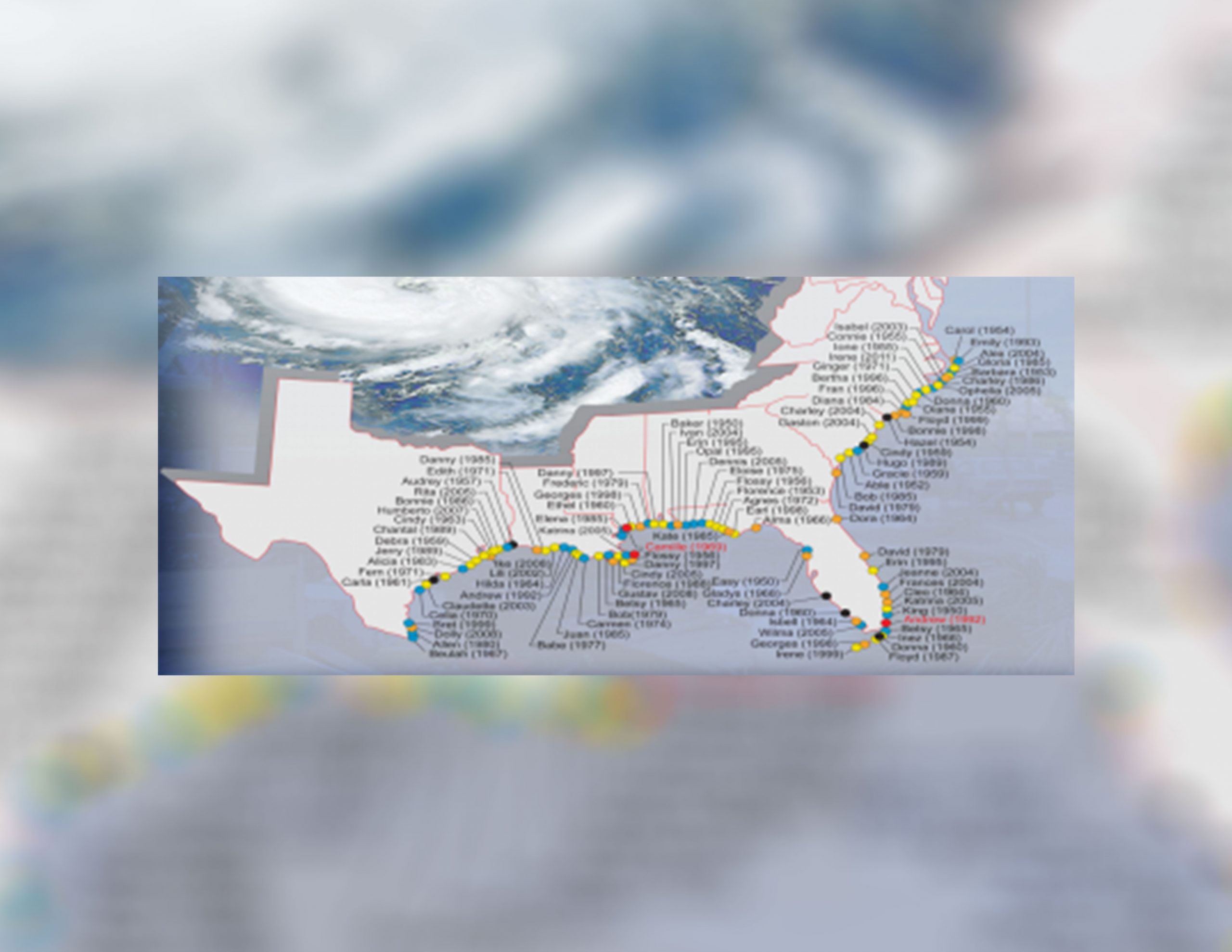 Printable Hurricane Map